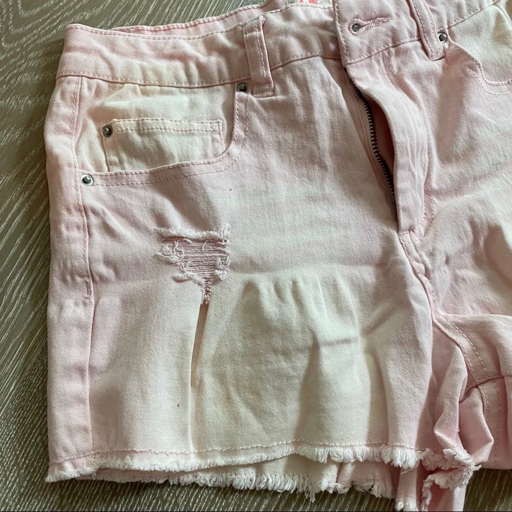 Dollhouse Tie Dye Denim Shorts